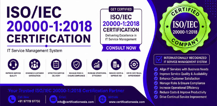 ISO 20000 Certification for IT Companies in Pune