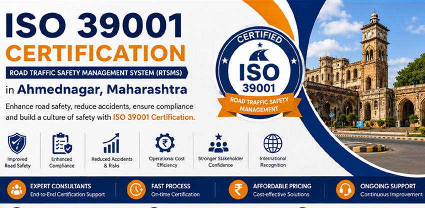 ISO 39001 Certification in Ahmednagar Maharashtra