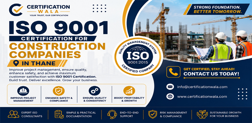 ISO Certification for Construction Companies in Thane
