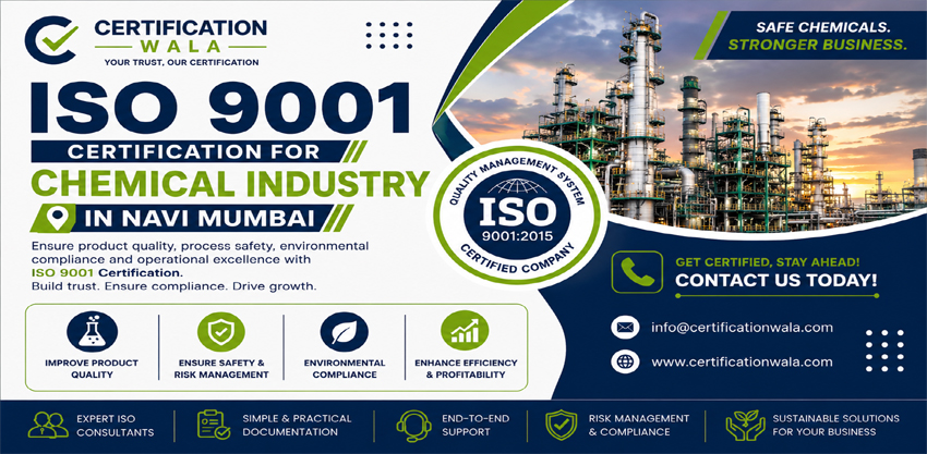 ISO Certification for Chemical Industry in Navi Mumbai
