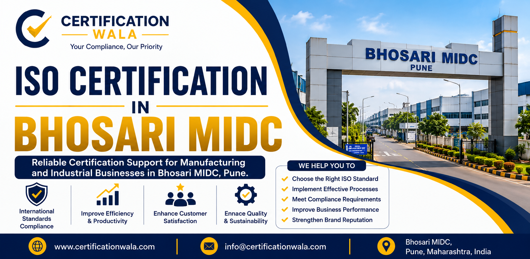 ISO Certification in Bhosari MIDC
