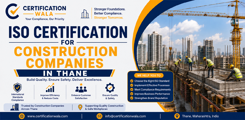 ISO Certification for Construction Companies in Thane