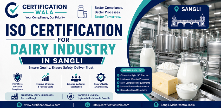 ISO Certification for Dairy Industry in Sangli