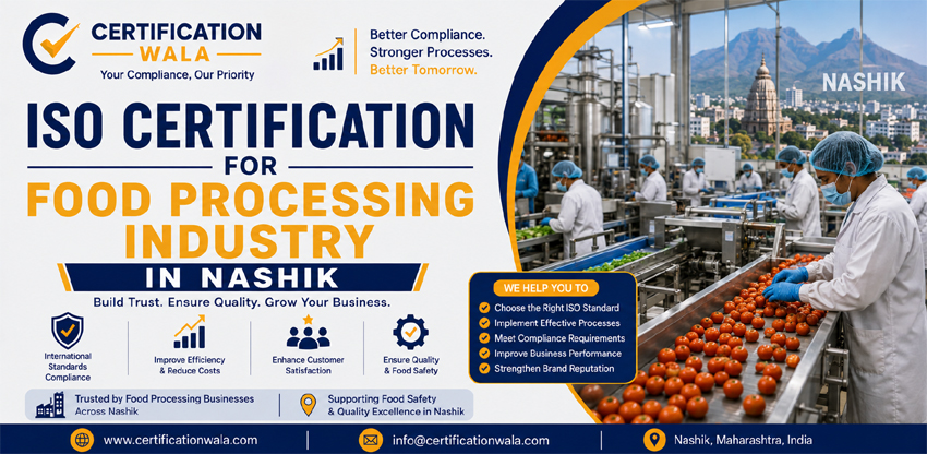 ISO Certification for Food Processing Industry in Nashik