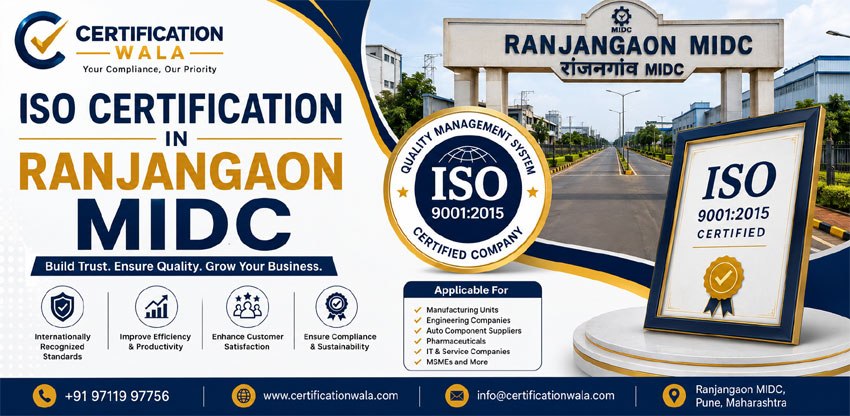 ISO Certification in Ranjangaon MIDC